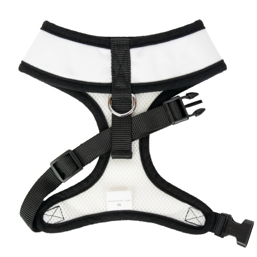 White Polyester Dog Harness